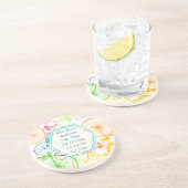 ヴィンテージモダンブライトカラーネオンコースター コースター (側面)