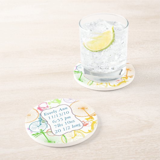 ヴィンテージモダンブライトカラーネオンコースター コースター (側面)