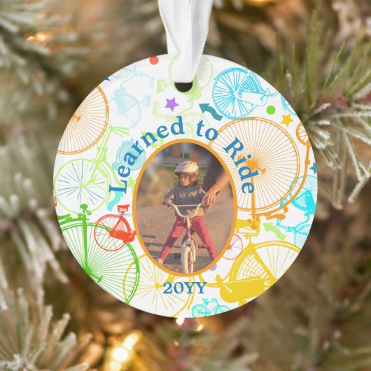 ヴィンテージモダンブライトカラーネオンパターン オーナメント (ツリー)