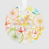 ヴィンテージモダンブライトカラーネオンパターン オーナメント (裏面)