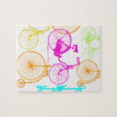 ヴィンテージモダンブライトカラーネオンパターン ジグソーパズル