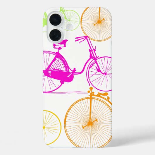 ヴィンテージモダンブライトカラーネオンパターン Case-Mate iPhoneケース (裏面)