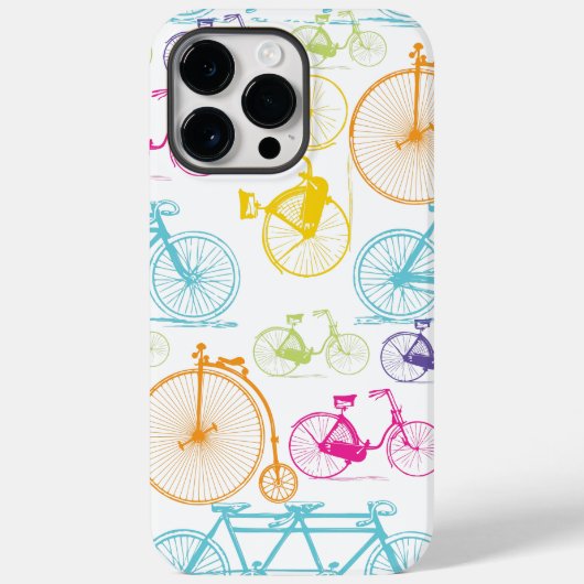 ヴィンテージモダンブライトカラーネオンパターン Case-Mate iPhoneケース (裏面)