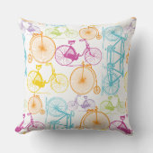 ヴィンテージモダンブライトカラーネオン枕 クッション (正面)