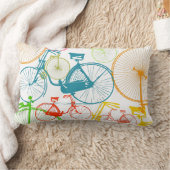 ヴィンテージモダンブライトカラーネオン枕 ランバークッション (ブランケット)