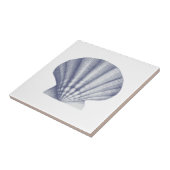 ヴィンテージモダンブルーシーシェル タイル (側面)