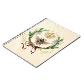 ヴィンテージモダンボタニカルクイーンビー ノートブック (左側)