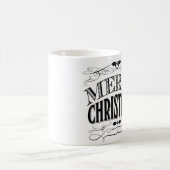 ヴィンテージモダンメリークリスマス コーヒーマグカップ (中央)