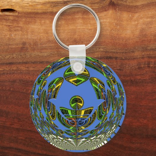 ヴィンテージモダンモチーフ キーホルダー (正面)