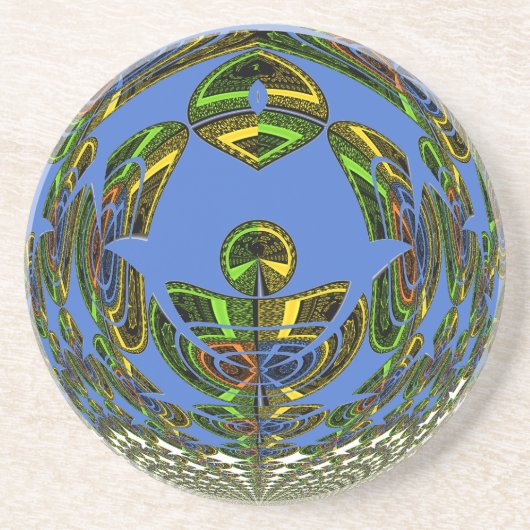 ヴィンテージモダンモチーフ コースター (正面)