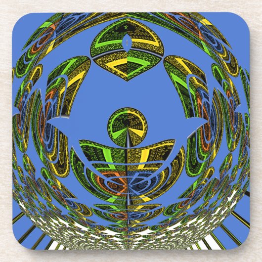 ヴィンテージモダンモチーフ コースター (正面)