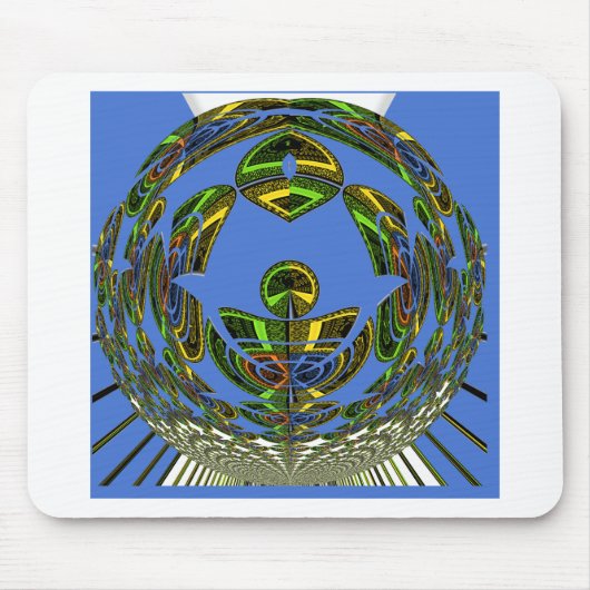 ヴィンテージモダンモチーフ マウスパッド (正面)