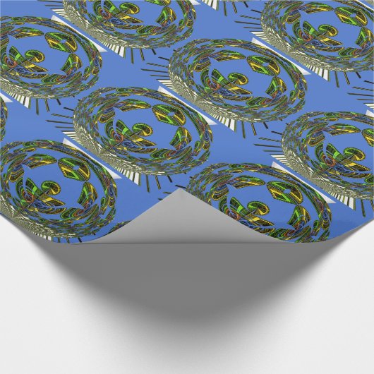 ヴィンテージモダンモチーフ ラッピングペーパー (角)