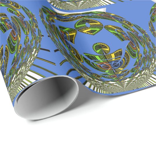 ヴィンテージモダンモチーフ ラッピングペーパー (ロールコーナー)