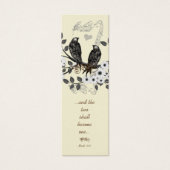 ヴィンテージモダンラブバード結婚ズラベル (正面)