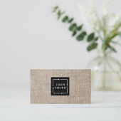 ヴィンテージモダンリネン 名刺 (スタンド正面)