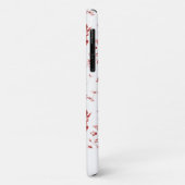 ヴィンテージモダンレッドキューピッドエンジェルスフローラトイル Case-Mate iPhoneケース (裏面/左)