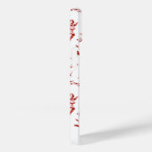 ヴィンテージモダンレッドキューピッドエンジェルスフローラトイル Case-Mate iPhoneケース (裏面 / 右)