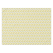 ヴィンテージモダンレモン&オリーブパターン テーブルクロス (正面(横))