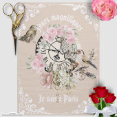 ヴィンテージモダン一時フィリグリーフローラニュートラル 薄葉紙