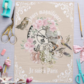 ヴィンテージモダン一時フィリグリーフローラニュートラル 薄葉紙