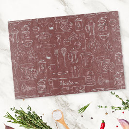 ヴィンテージモダン台所用品かわいいドードル カッティングボード