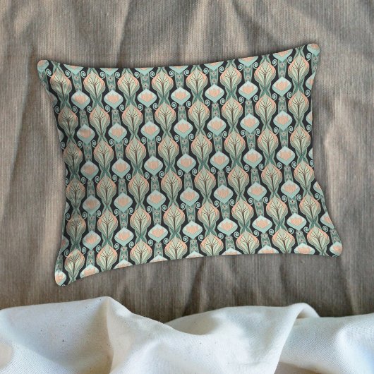 ヴィンテージモダン抽象芸術植物性シームレスパターン 枕カバー