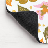 ヴィンテージモダン春フローラカスタム マウスパッド (コーナー)