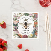 ヴィンテージモダン植物性クイーンビー スタンダードカクテルナプキン (インサイチュ)