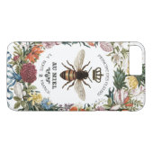 ヴィンテージモダン植物性クイーンビー Case-Mate iPhoneケース (裏面(横))