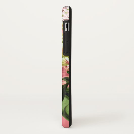 ヴィンテージモダン植物性フローラモノグラム Case-Mate iPhoneケース (裏面/左)