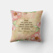 ヴィンテージモダン牡丹フローラ旋回マザーピロー クッション (裏面)