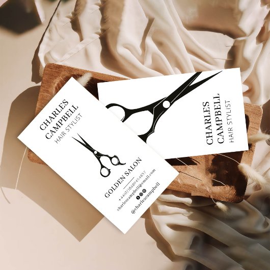 ヴィンテージモダン白髪用名刺 割引カード