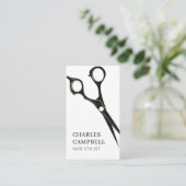 ヴィンテージモダン白髪用名刺 割引カード (スタンド正面)