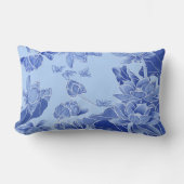 ヴィンテージモダン禅デコール蓮の花ヨガギフト ランバークッション (正面)