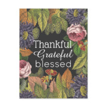 ヴィンテージモダン花感謝祭メッセージ