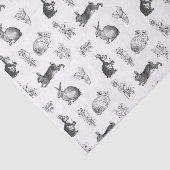 ヴィンテージモダン農家イースターウサギ 薄葉紙 (詳細)