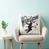 ヴィンテージモダン魔女ハロウィーン枕 クッション (椅子)