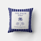 ヴィンテージモダン ネイビービーチ バチェロレッテ クラブ クッション (裏面)