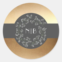 ヴィンテージモダン・ベビーズブレスリース金ゴールド