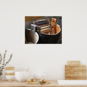 ヴィンテージモップ・バケット ポスター (キッチン)