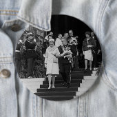 ヴィンテージモナコプリンスアルバートアンドプリンセスグレース 缶バッジ (インサイチュ)