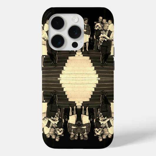 ヴィンテージモナコプリンスアルバートアンドプリンセスグレース Case-Mate iPhoneケース (裏面)