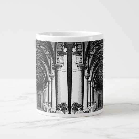 ヴィンテージモナコプリンスパレスエルキュレギャラリーカス ジャンボコーヒーマグカップ (正面)