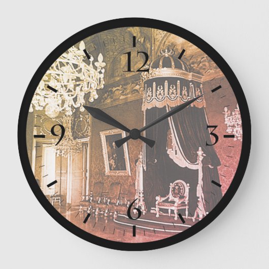 ヴィンテージモナコプリンスパレスザトロンウォッチ ラージ壁時計 (正面)