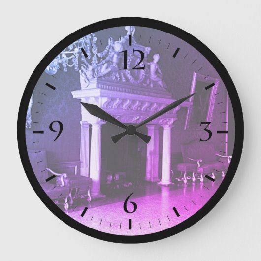 ヴィンテージモナコプリンスパレストロンルームウォッチ ラージ壁時計 (正面)