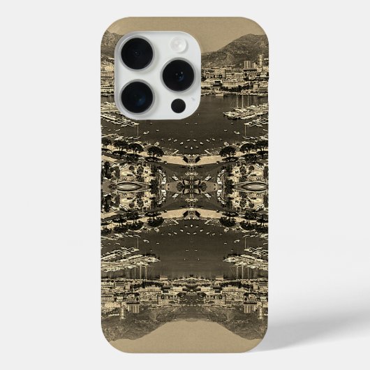 ヴィンテージモナコモンテカルロジェネラルビュー Case-Mate iPhoneケース (裏面)