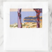 ヴィンテージモナコモンテカルロトラベルシール 長方形シール (バッグ)