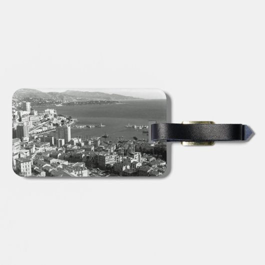 ヴィンテージモナコ公国モンテカルロポートジグサ ラゲッジタグ (裏面横)