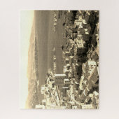 ヴィンテージモナコ公国モンテカルロ港 ジグソーパズル (縦)